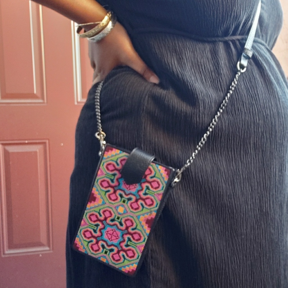 Botkier "Sutton" crochet leather crossbody